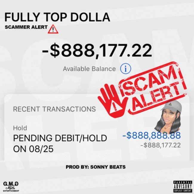 fully top dolla scammer alert