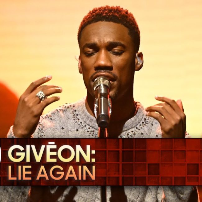 Giveon “Lie Again” On The Tonight Show
